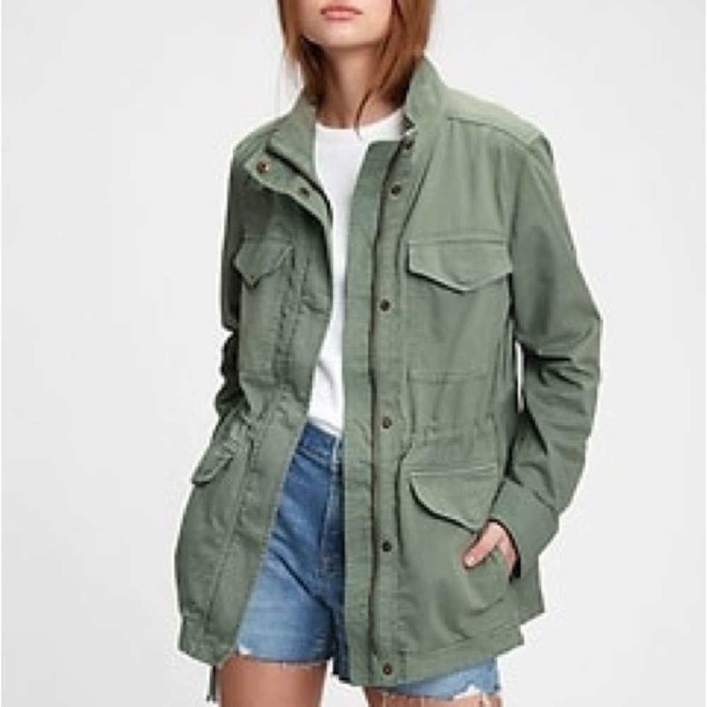 GAP Green Utility Jacket Size XS